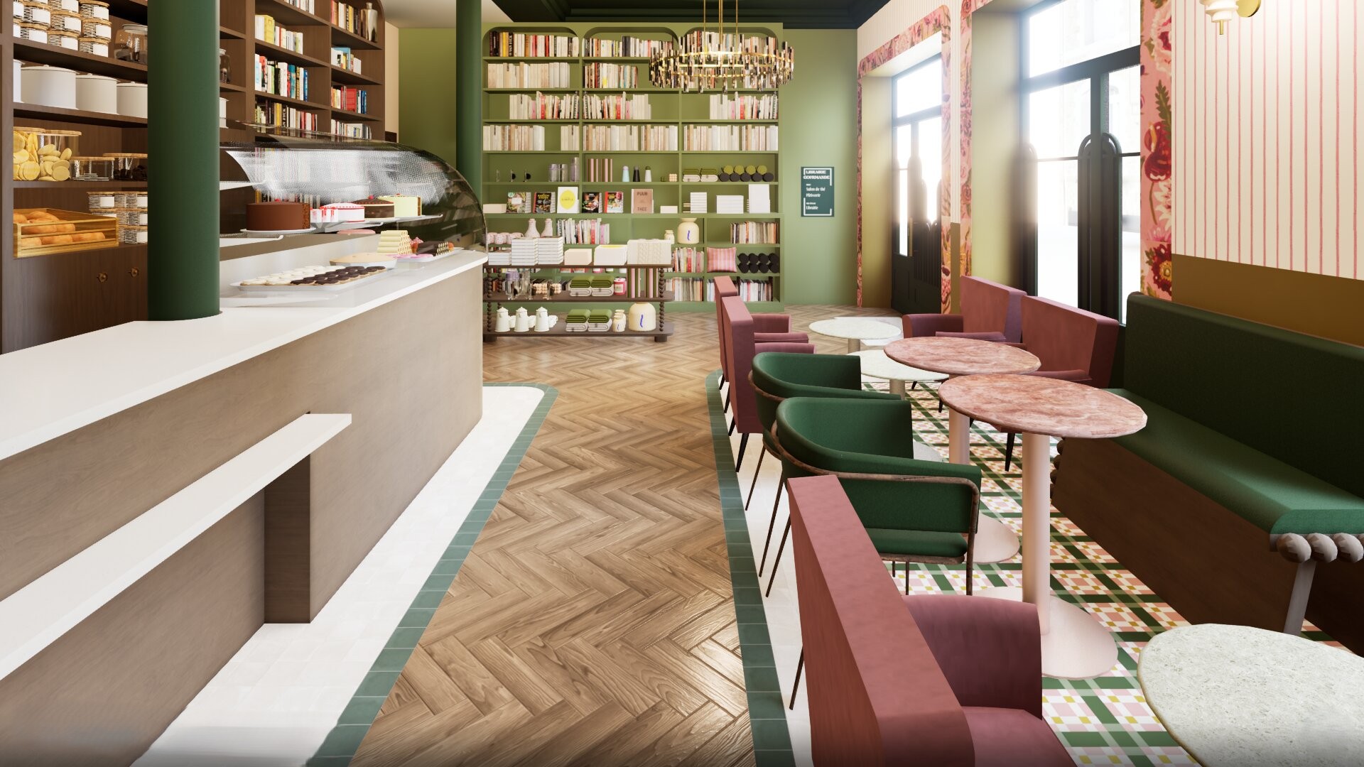 Librairie salon de thé